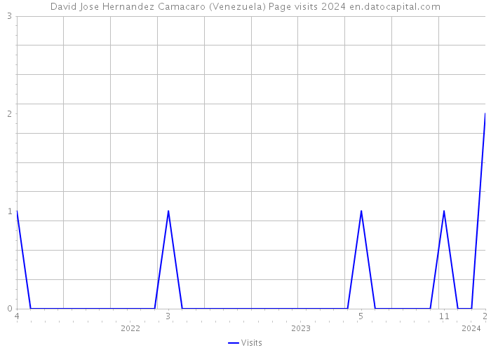 David Jose Hernandez Camacaro (Venezuela) Page visits 2024 