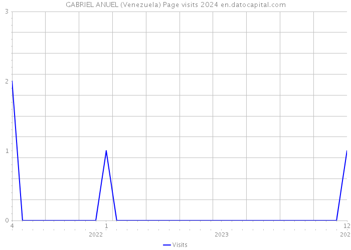 GABRIEL ANUEL (Venezuela) Page visits 2024 