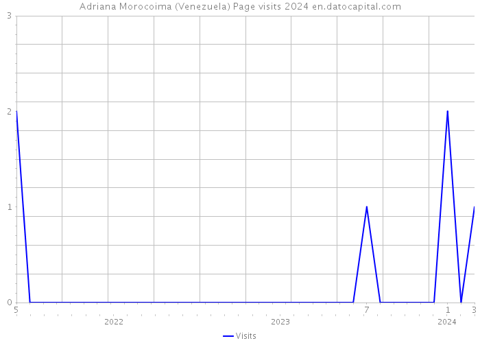 Adriana Morocoima (Venezuela) Page visits 2024 