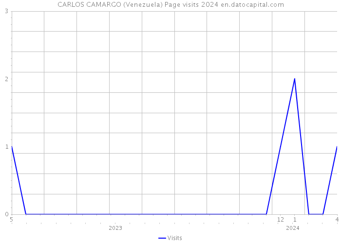 CARLOS CAMARGO (Venezuela) Page visits 2024 