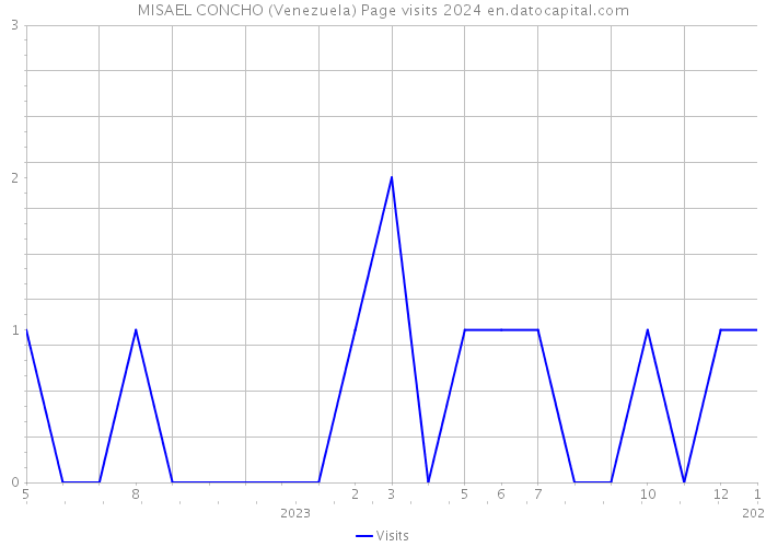 MISAEL CONCHO (Venezuela) Page visits 2024 