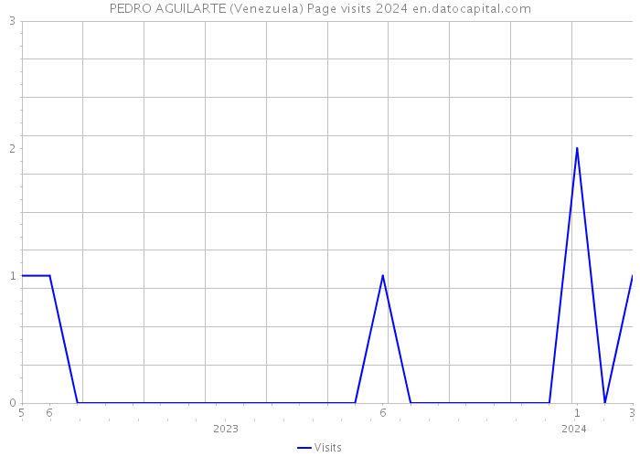 PEDRO AGUILARTE (Venezuela) Page visits 2024 