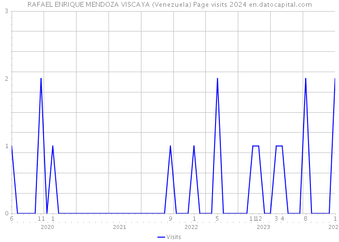 RAFAEL ENRIQUE MENDOZA VISCAYA (Venezuela) Page visits 2024 