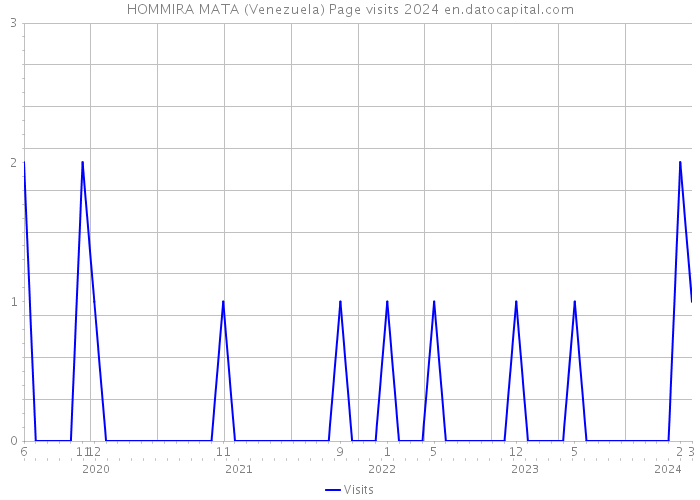 HOMMIRA MATA (Venezuela) Page visits 2024 
