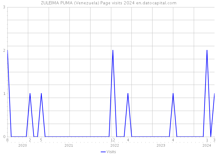 ZULEIMA PUMA (Venezuela) Page visits 2024 