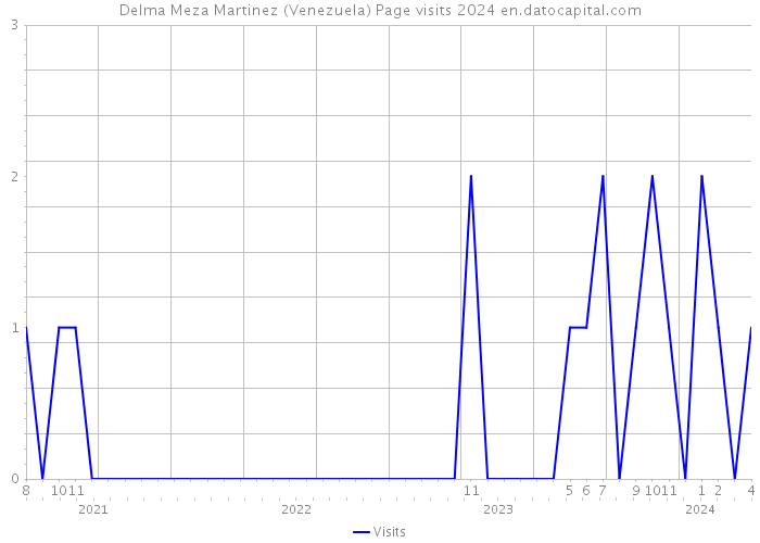 Delma Meza Martinez (Venezuela) Page visits 2024 