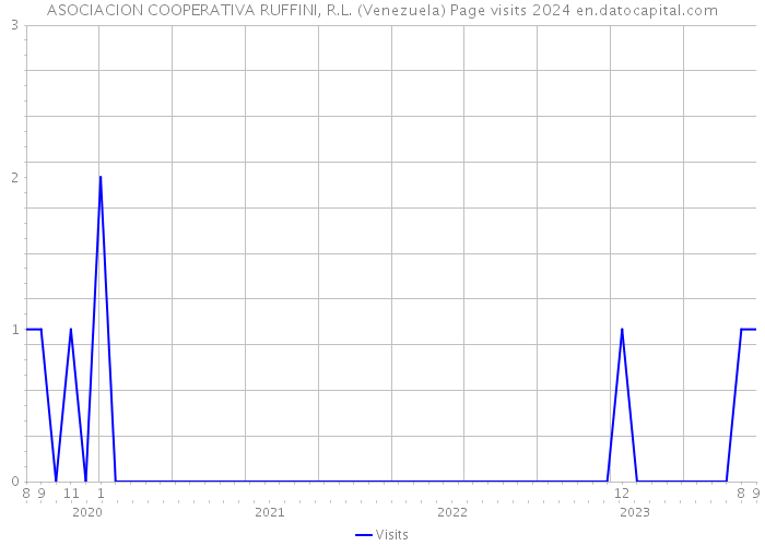ASOCIACION COOPERATIVA RUFFINI, R.L. (Venezuela) Page visits 2024 
