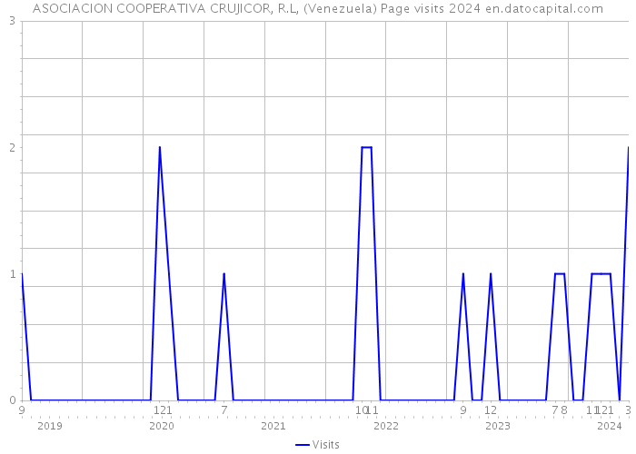 ASOCIACION COOPERATIVA CRUJICOR, R.L, (Venezuela) Page visits 2024 