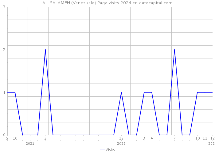ALI SALAMEH (Venezuela) Page visits 2024 