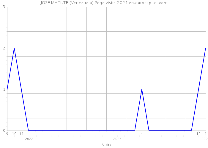 JOSE MATUTE (Venezuela) Page visits 2024 