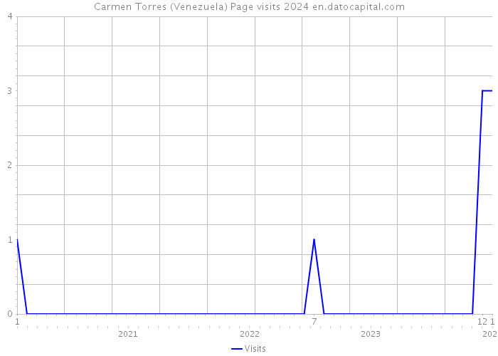 Carmen Torres (Venezuela) Page visits 2024 