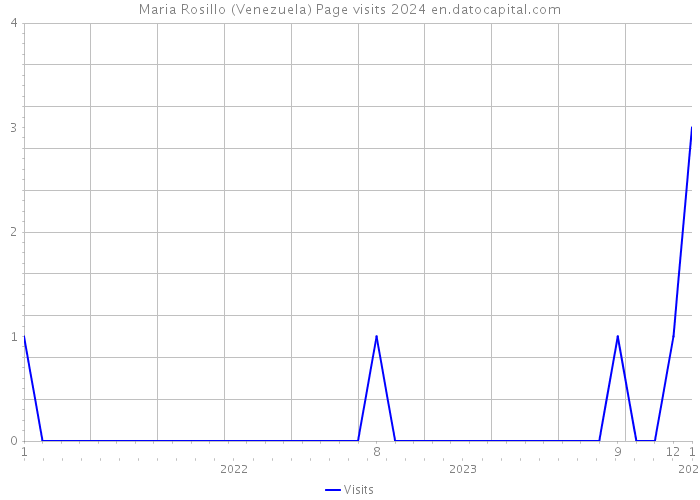 Maria Rosillo (Venezuela) Page visits 2024 