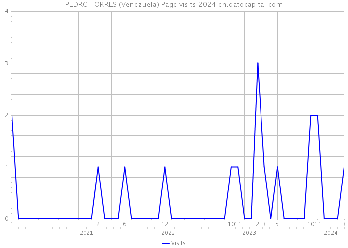 PEDRO TORRES (Venezuela) Page visits 2024 