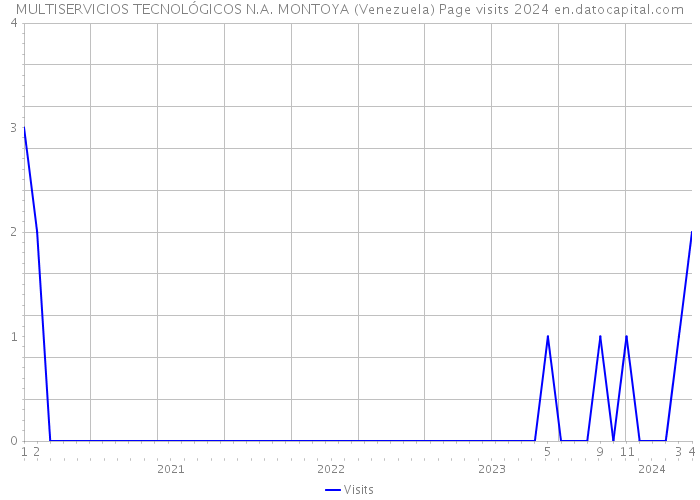 MULTISERVICIOS TECNOLÓGICOS N.A. MONTOYA (Venezuela) Page visits 2024 