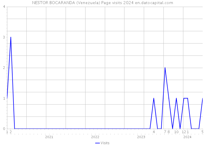 NESTOR BOCARANDA (Venezuela) Page visits 2024 