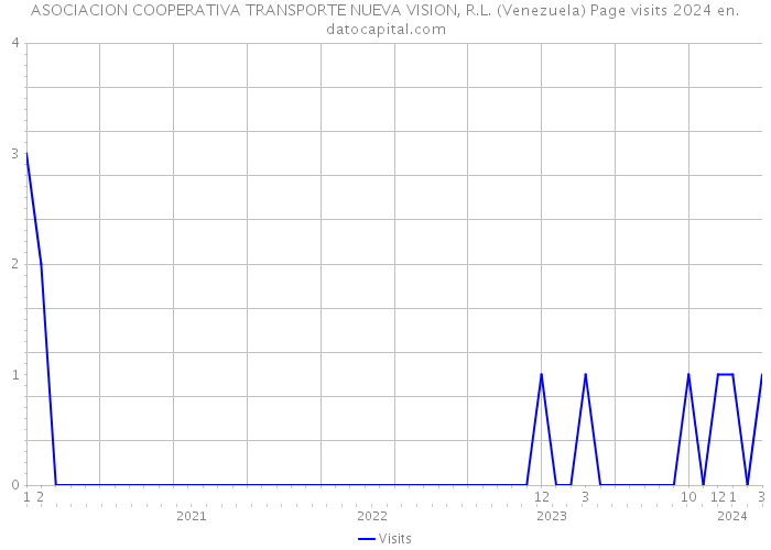ASOCIACION COOPERATIVA TRANSPORTE NUEVA VISION, R.L. (Venezuela) Page visits 2024 