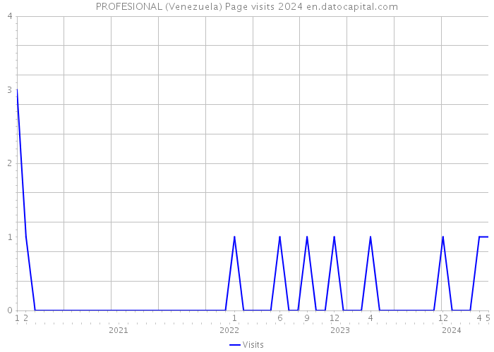 PROFESIONAL (Venezuela) Page visits 2024 