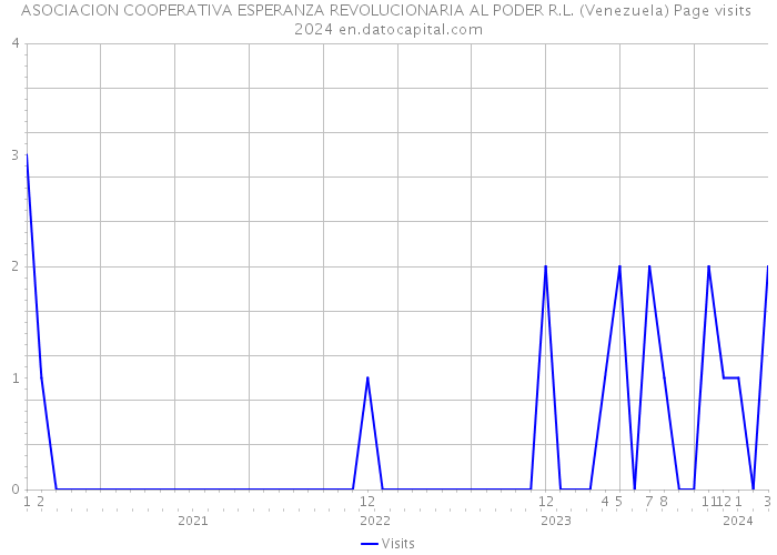 ASOCIACION COOPERATIVA ESPERANZA REVOLUCIONARIA AL PODER R.L. (Venezuela) Page visits 2024 