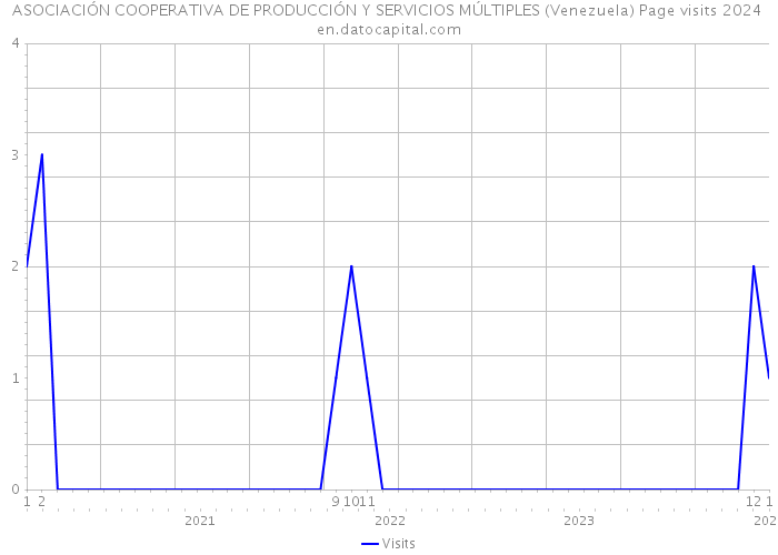 ASOCIACIÓN COOPERATIVA DE PRODUCCIÓN Y SERVICIOS MÚLTIPLES (Venezuela) Page visits 2024 