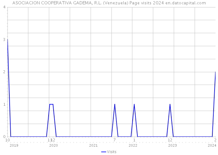 ASOCIACION COOPERATIVA GADEMA, R.L. (Venezuela) Page visits 2024 