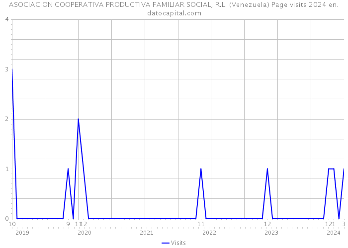 ASOCIACION COOPERATIVA PRODUCTIVA FAMILIAR SOCIAL, R.L. (Venezuela) Page visits 2024 
