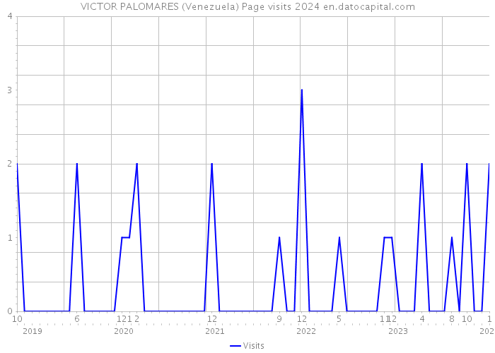 VICTOR PALOMARES (Venezuela) Page visits 2024 