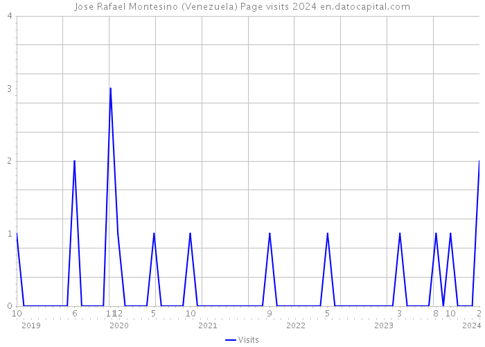 Jose Rafael Montesino (Venezuela) Page visits 2024 