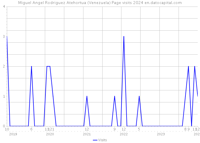 Miguel Angel Rodriguez Atehortua (Venezuela) Page visits 2024 