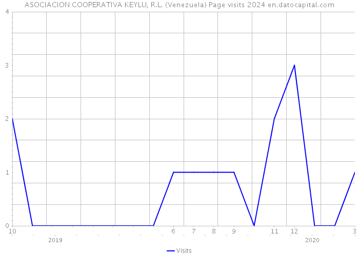 ASOCIACION COOPERATIVA KEYLU, R.L. (Venezuela) Page visits 2024 