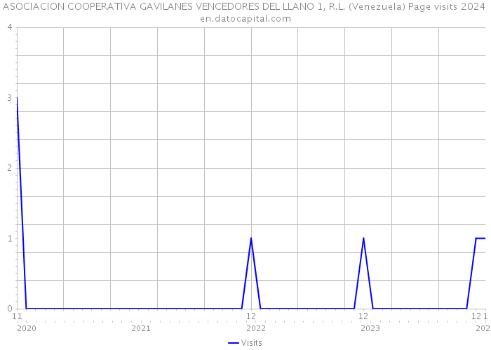 ASOCIACION COOPERATIVA GAVILANES VENCEDORES DEL LLANO 1, R.L. (Venezuela) Page visits 2024 