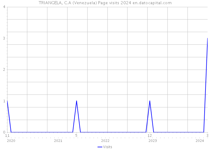 TRIANGELA, C.A (Venezuela) Page visits 2024 