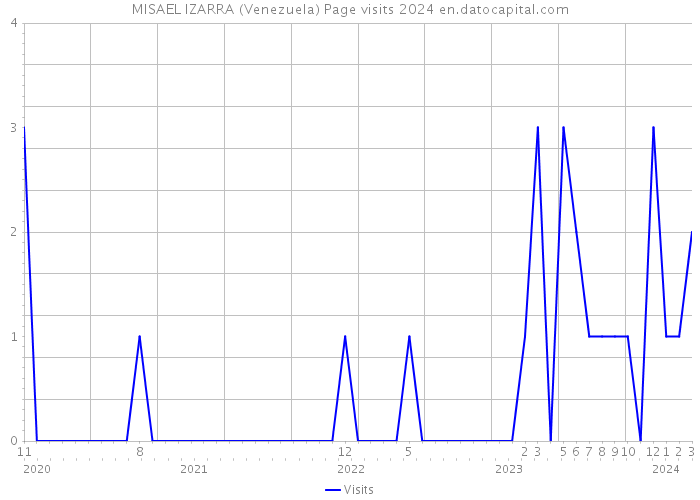 MISAEL IZARRA (Venezuela) Page visits 2024 