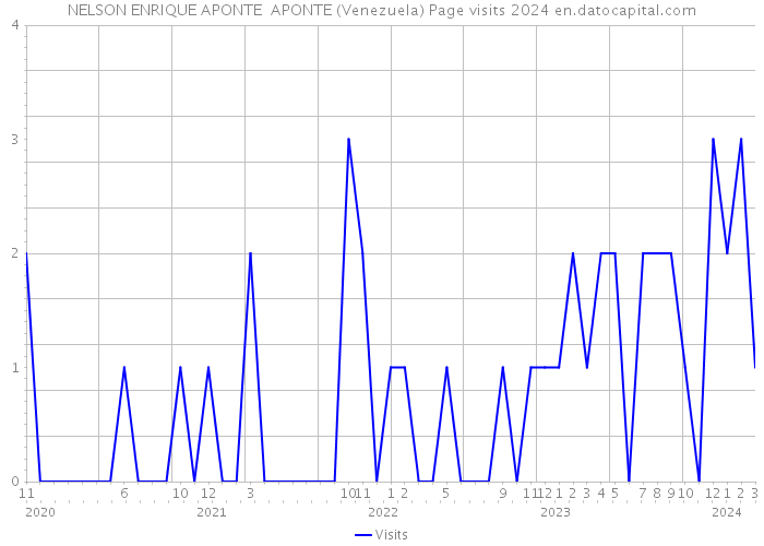 NELSON ENRIQUE APONTE APONTE (Venezuela) Page visits 2024 
