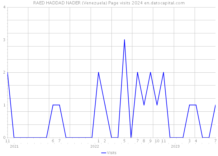 RAED HADDAD NADER (Venezuela) Page visits 2024 
