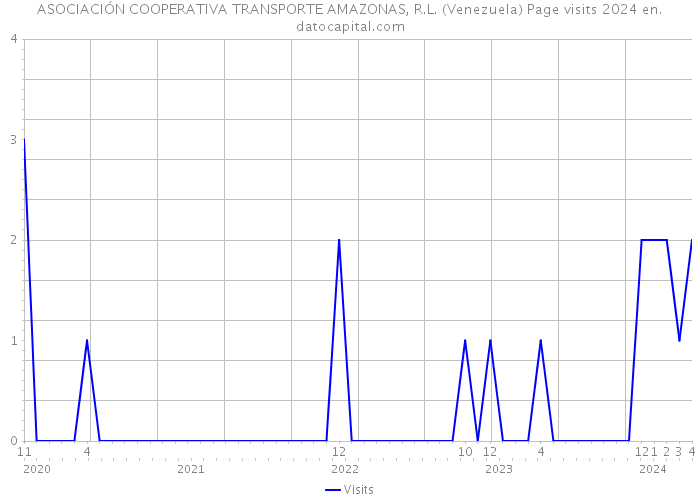ASOCIACIÓN COOPERATIVA TRANSPORTE AMAZONAS, R.L. (Venezuela) Page visits 2024 