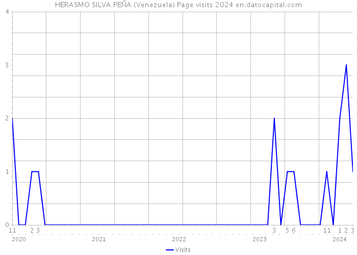 HERASMO SILVA PEÑA (Venezuela) Page visits 2024 
