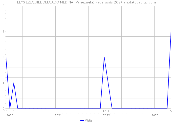 ELYS EZEQUIEL DELGADO MEDINA (Venezuela) Page visits 2024 