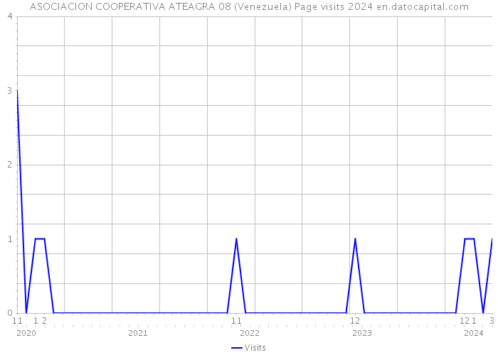 ASOCIACION COOPERATIVA ATEAGRA 08 (Venezuela) Page visits 2024 