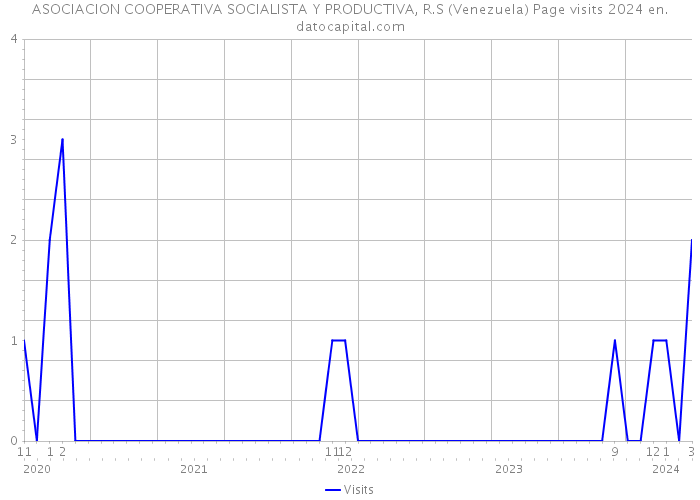 ASOCIACION COOPERATIVA SOCIALISTA Y PRODUCTIVA, R.S (Venezuela) Page visits 2024 