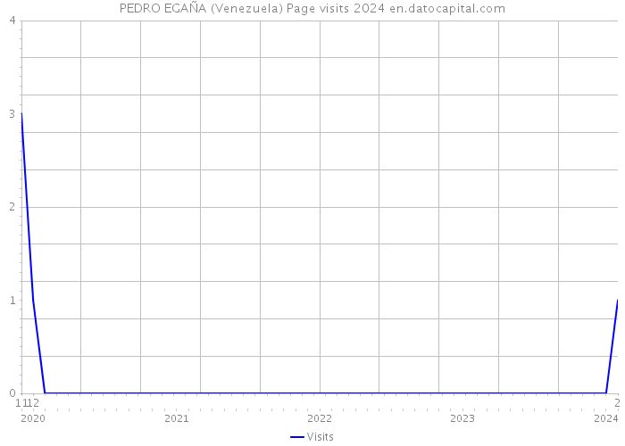 PEDRO EGAÑA (Venezuela) Page visits 2024 