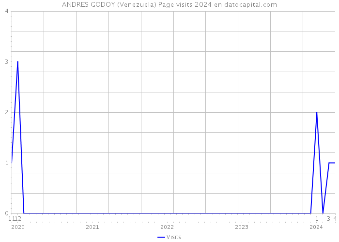 ANDRES GODOY (Venezuela) Page visits 2024 