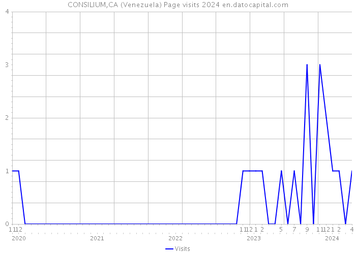 CONSILIUM,CA (Venezuela) Page visits 2024 