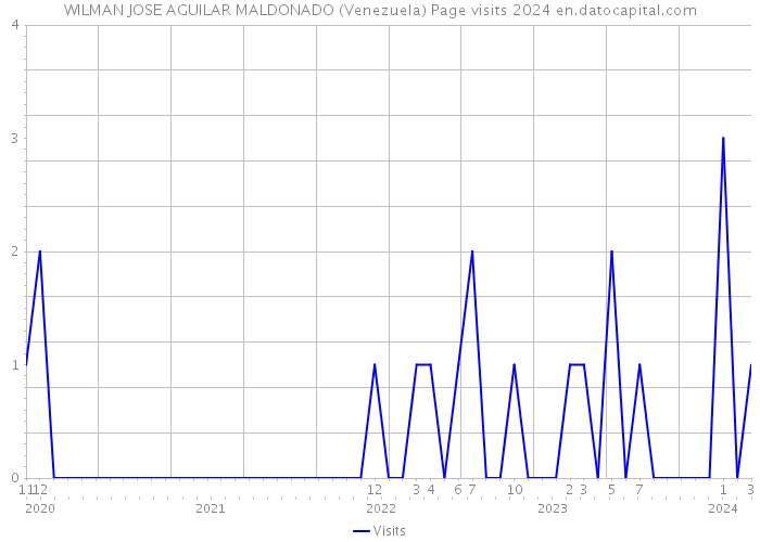 WILMAN JOSE AGUILAR MALDONADO (Venezuela) Page visits 2024 