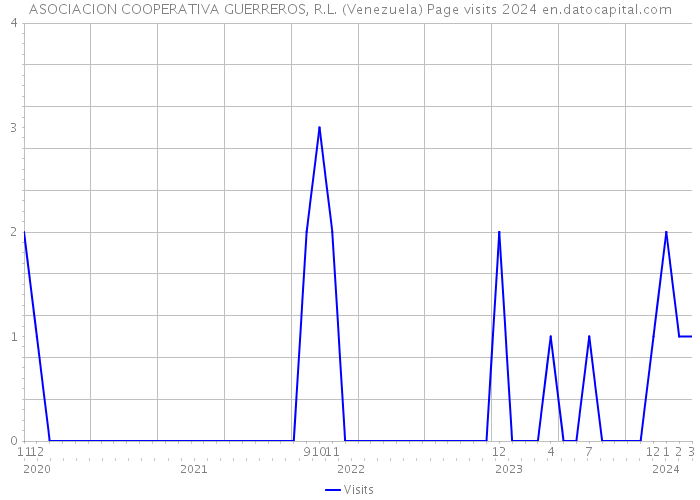 ASOCIACION COOPERATIVA GUERREROS, R.L. (Venezuela) Page visits 2024 