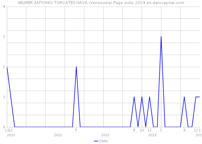WILMER ANTONIO TORCATES NAVA (Venezuela) Page visits 2024 