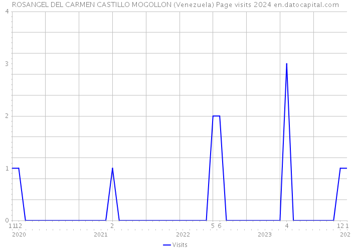 ROSANGEL DEL CARMEN CASTILLO MOGOLLON (Venezuela) Page visits 2024 