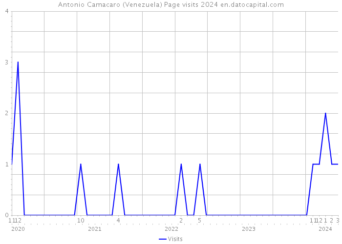 Antonio Camacaro (Venezuela) Page visits 2024 