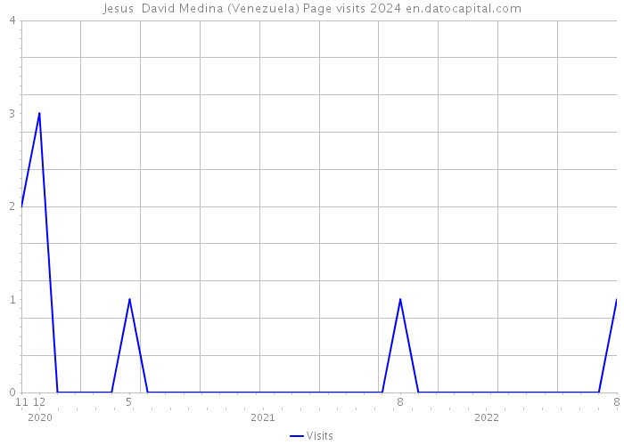 Jesus David Medina (Venezuela) Page visits 2024 