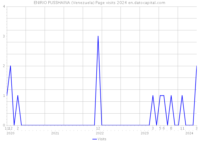 ENIRIO PUSSHAINA (Venezuela) Page visits 2024 