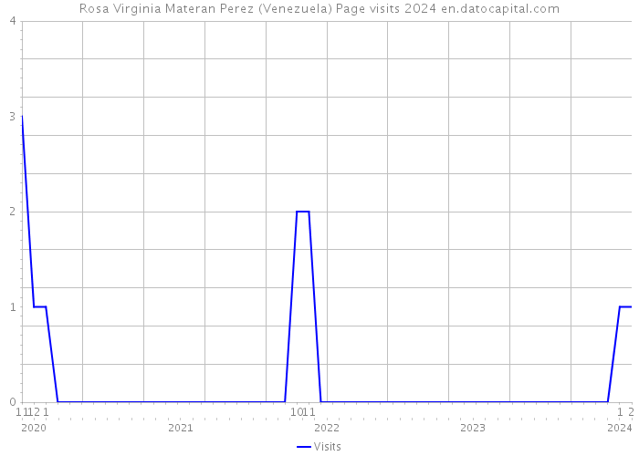 Rosa Virginia Materan Perez (Venezuela) Page visits 2024 
